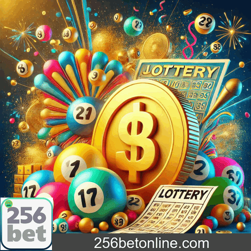 Imagem promocional dos jogos de lottery da 256BET